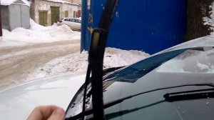 Skoda Rapid о том почему плохо чистят дворники.