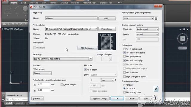 How to Print or Save AutoCAD Drawing in PDF format || AutoCAD PLOT Commands || AutoCAD Tutorial смотреть онлайн