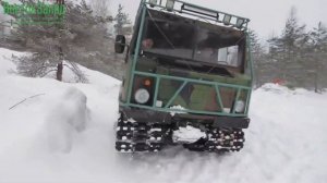 Зимние приключения вездехода BV-206 Лось