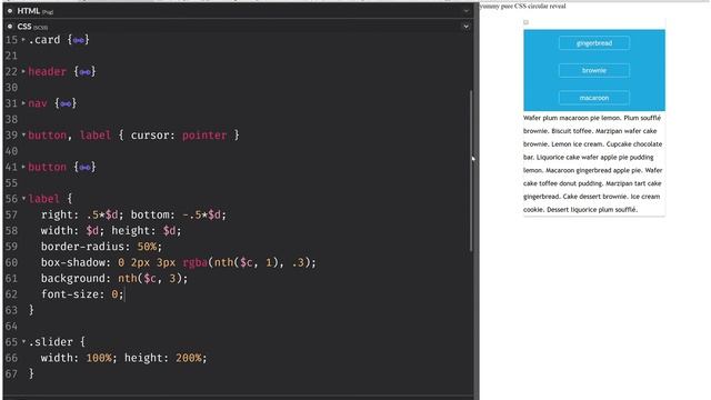 Pure CSS circular reveal with clip-path смотреть онлайн