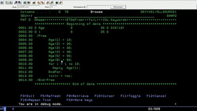 Arrays, Data Structures & Data Areas in RPG Programming смотреть онлайн