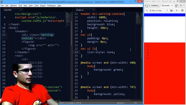 Como hacer una Pagina Mobile First y Responsive Design 11 | Pagina de Inicio смотреть онлайн