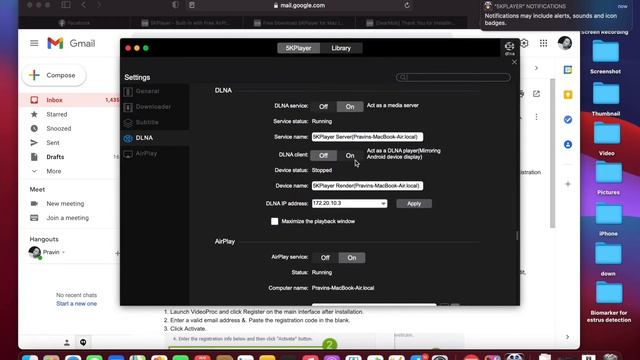 How to screen mirroring wirelessly in MacBook Air M1(2021) || 5K Player for Mac смотреть онлайн