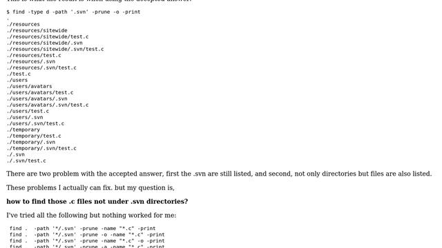 The correct way to use find prune смотреть онлайн