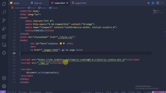 JavaScript Cookies Tutorial | Js Cookie Library смотреть онлайн
