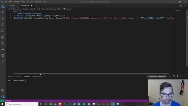 PowerShell | Run PowerShell Script via Batch .bat Script смотреть онлайн