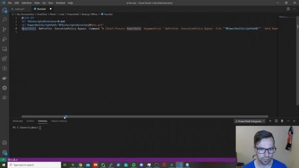PowerShell | Run PowerShell Script via Batch .bat Script