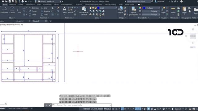 Tutorial: Dibujando en Autocad closet 2d, de madera. смотреть онлайн