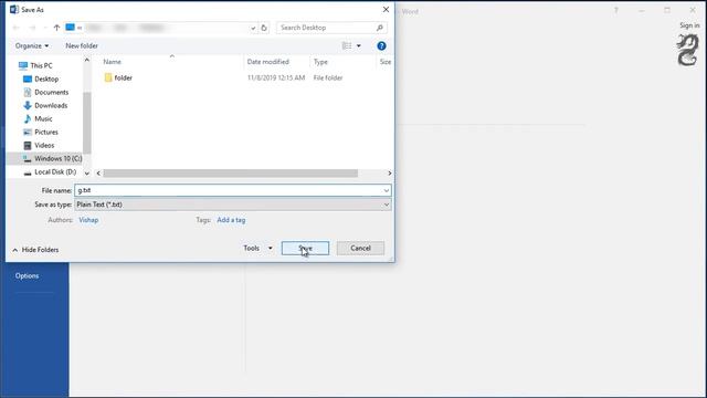 How to Convert DOCX to TXT : Convert a Word document into .txt file смотреть онлайн