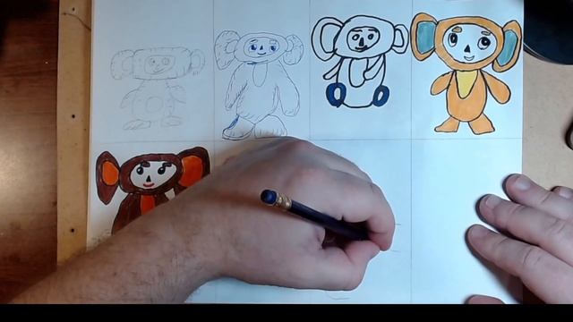 How to draw Among As step by step easily draw Among As with an ASMR pencil смотреть онлайн