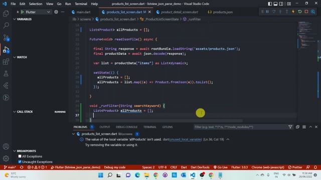 How to implement search functionality in list view | Flutter смотреть онлайн