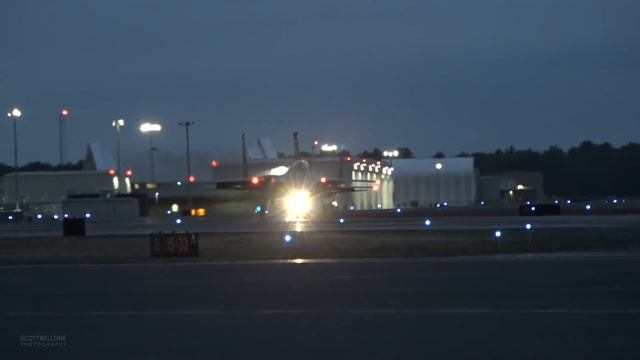 six F-15s heading out for night training... смотреть онлайн