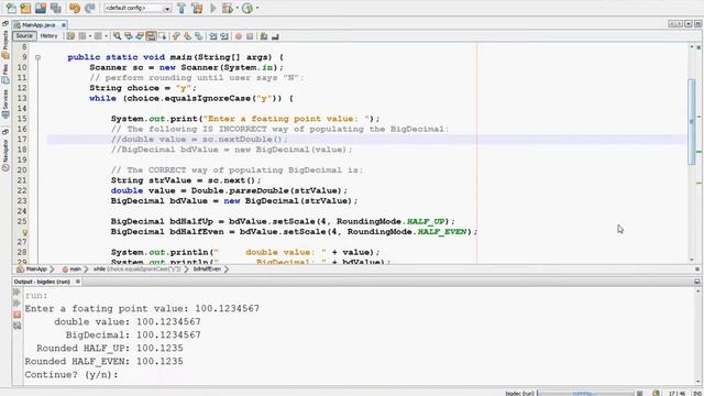 Week 06 BigDecimal class Part 5 смотреть онлайн