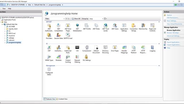 How to Host Asp.NET MVC Project on IIS | Hosting in IIS смотреть онлайн
