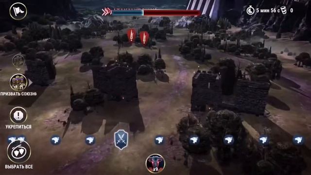 Сегунга. Тест. Что может на разных уровнях. Dawn of titans. смотреть онлайн
