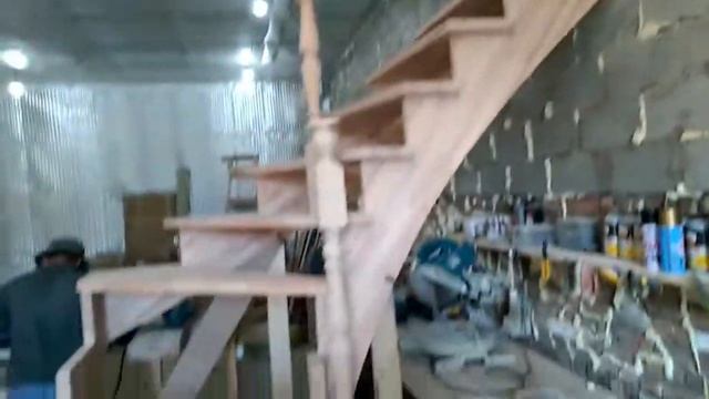Изготовление деревянной лестницы смотреть онлайн