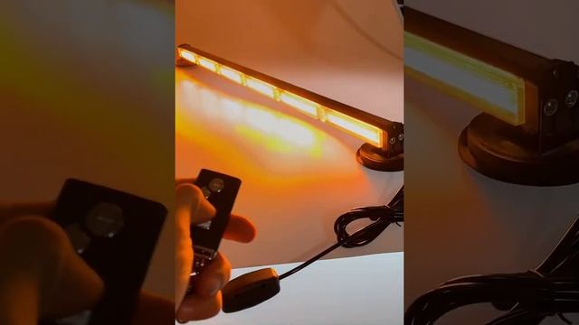 Проблесковый светодиодный маяк - LED люстра для спецтехники 12-24В, односторонняя, 85см, с пультом смотреть онлайн