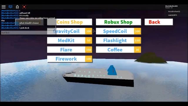 Survive Sinking Ship - Roblox смотреть онлайн
