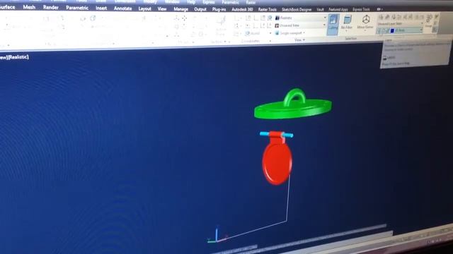 My first 3D AutoCAD 2014 assignment смотреть онлайн