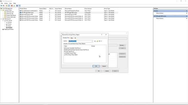 How to deploy a printer using Group Policy in Windows server 2019 смотреть онлайн