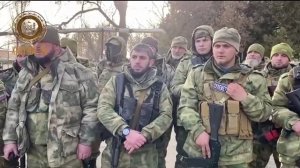 Очередная группа добровольцев из Чеченской Республики в Мариуполе