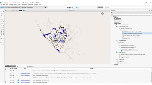 Aimsun Next Tutorial 8 - Integrating Macro, Meso, Micro, and Hybrid Simulations смотреть онлайн