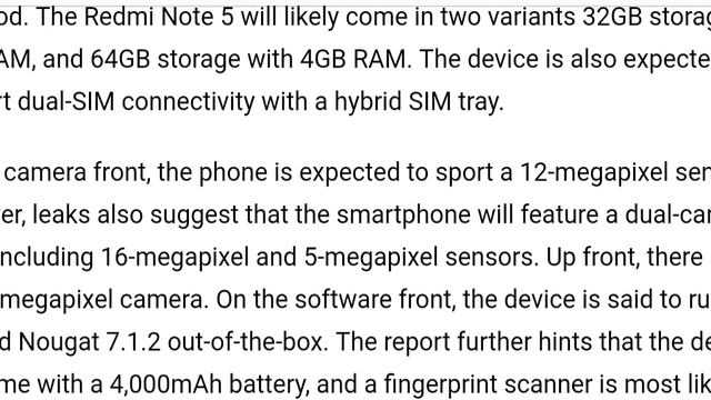 Xiaomi Redmi Note 5 with Snapdragon 630 SoC, dual rear cameras to launch in January 2018 смотреть онлайн