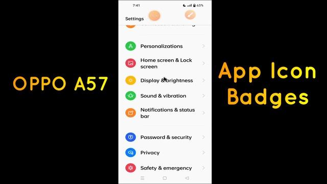 Oppo A57 App Icon Badges How to Turn On смотреть онлайн
