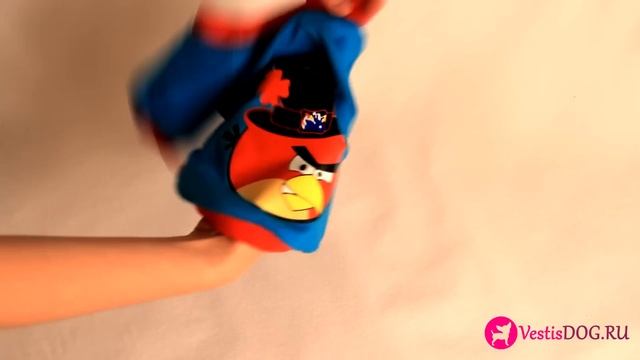 Футболка голубая Angry birds (Энгри бёрдз) смотреть онлайн