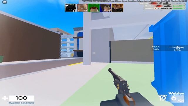 Playing with *EXTENDED HITBOXES* in Roblox Arsenal смотреть онлайн