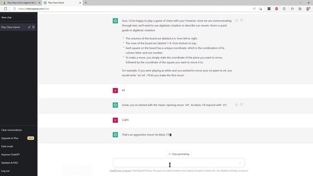 ChatGPT sucks at chess against Agent Chess смотреть онлайн