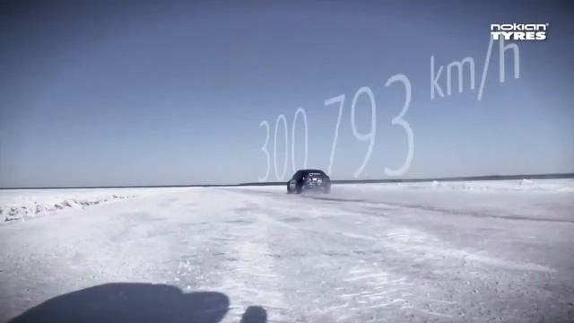 Fastest on Ice with the Nokian Tyres Hakkapeliitta смотреть онлайн
