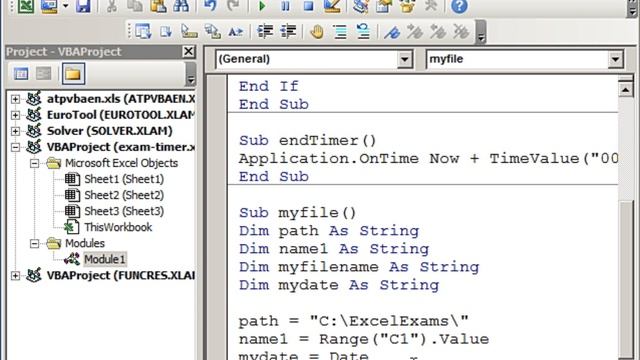 Timer in Excel смотреть онлайн