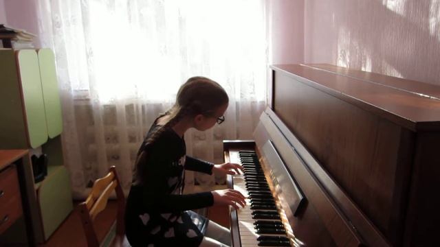Щурина Ксения 10 лет М.Парцхаладзе "Грустный напев" смотреть онлайн