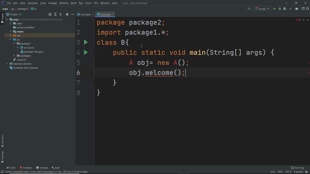 Access Modifiers in Java | Introduction to Java Programming смотреть онлайн