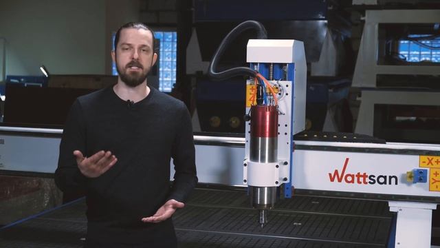 Фрезерный ЧПУ станок по дереву Wattsan М1 2030, 5,5 кВт, вакуумный стол, пневмосмена инструмента смотреть онлайн