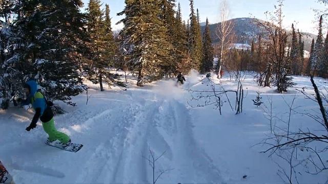 Тестируем Сноубайк комплект Snowbike Moto BSK Gesh Rider в Шерегеше