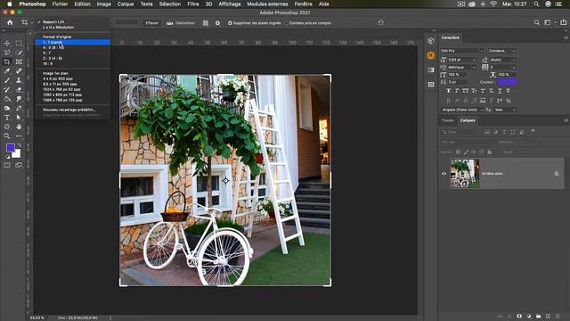 Formation Adobe Photoshop CC 2021 : L'outil recadrage sur Photoshop - Vidéo Tuto смотреть онлайн