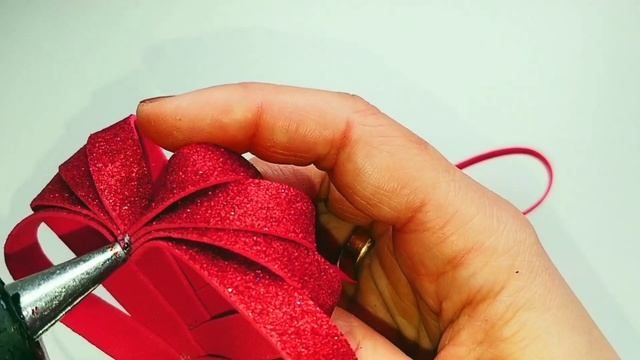 ❤ Heart From Foamiran. серце із фоамірану. Поделки из фоамирана на день Валентина