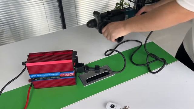 Test use of 500w pure sine inverter смотреть онлайн