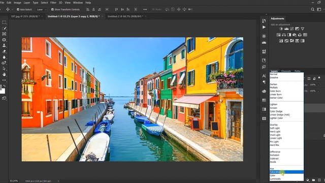 Blending Modes - Adobe Photoshop cc 2020 Master class - 11 in Hindi / Urdu - اردو / हिंदी смотреть онлайн