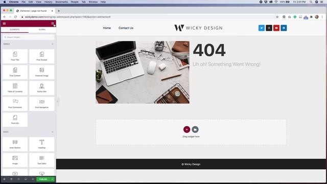 404 Page Template [Elementor Pro Tutorial] смотреть онлайн