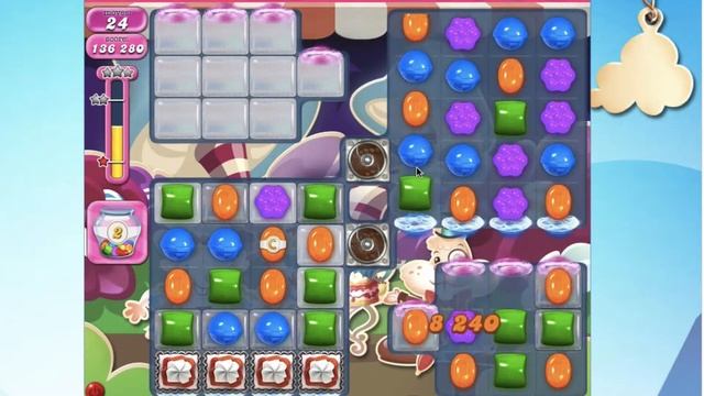 Candy Crush Saga Level 1227 No Booster смотреть онлайн