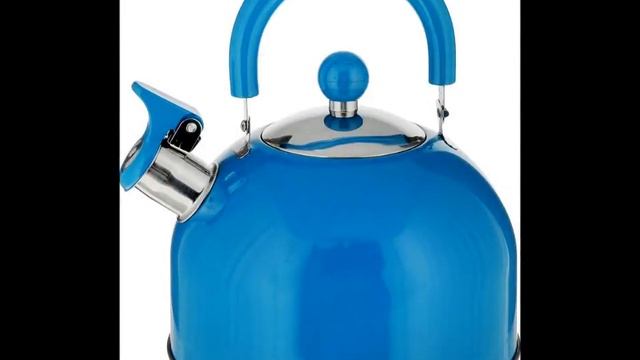 Распродажа по низким ценам, с кэшбеком, чайник "Travola", со свистком, цвет: бирюзовый, 2,5 л смотреть онлайн