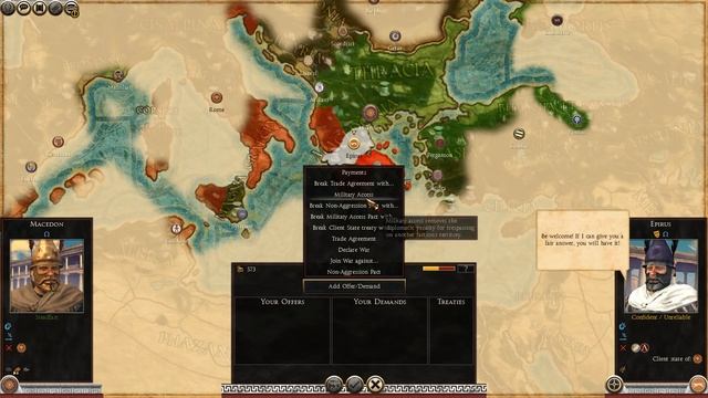 THIS LAND IS OURS! Total War: Rome II - Divide Et Impera - Macedon Campaign #4 смотреть онлайн