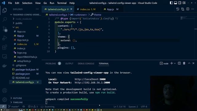 React & Tailwind Config Viewer смотреть онлайн