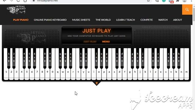 Virtual Piano - Interstellar Theme (Easy)
