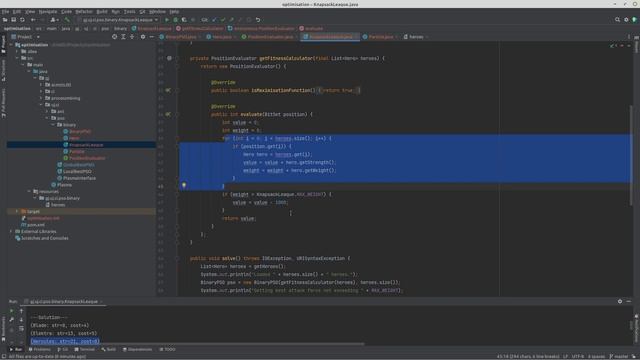 Solving the 0-1 knapsack problem with the Binary PSO algorithm смотреть онлайн