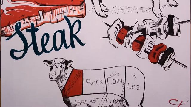 Asado мясной ресторан роспись кистями. Отзыв о Граффити Россия смотреть онлайн