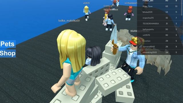 играю в различные игры в режиме (SUMMER) TSUNAMI SURVIVAL смотреть онлайн
